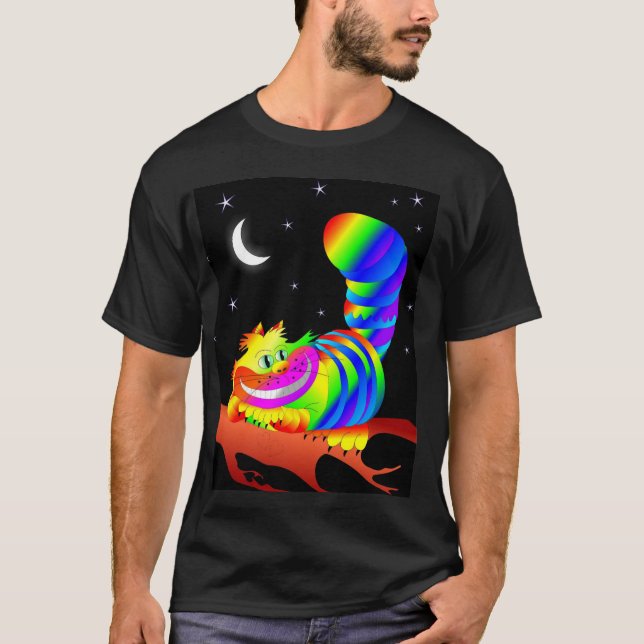 Camisetas Cheshire Cat sonrientes (Anverso)