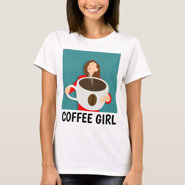 Camisetas CHICA de CAFÉ (Anverso)