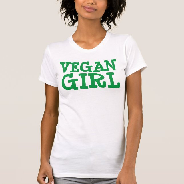 Camisetas CHICA VEGAN (Anverso)