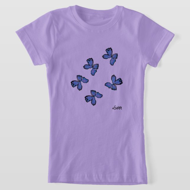 Camisetas chicas: Amor a una mariposa (Distribución)