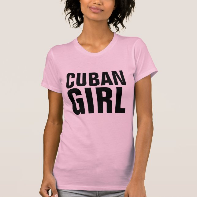 Camisetas Chicas de Cuba (Anverso)