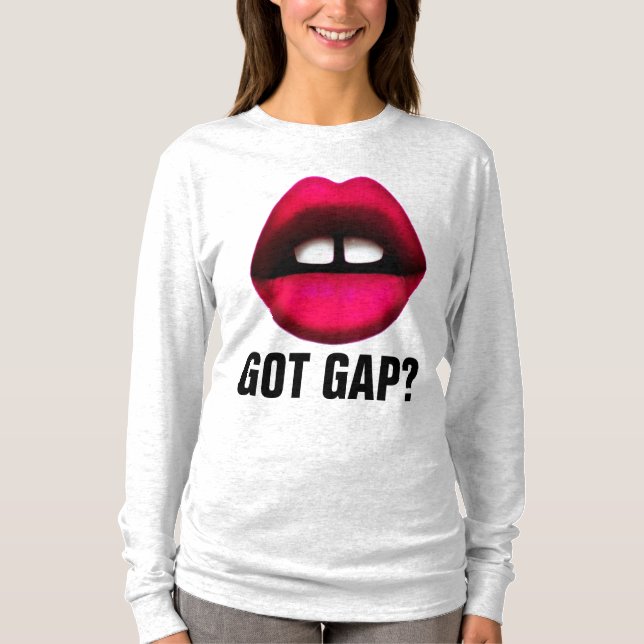 Camisetas CHICAS GAPPED TOOTH, GAP (Anverso)