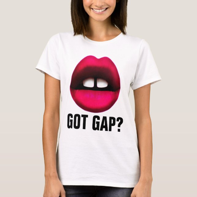 Camisetas CHICAS GAPPED TOOTH, patanes, GAP (Anverso)