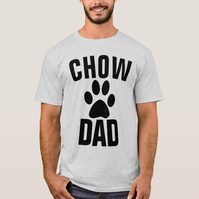 Camisetas CHOW DOG DAD (Anverso)