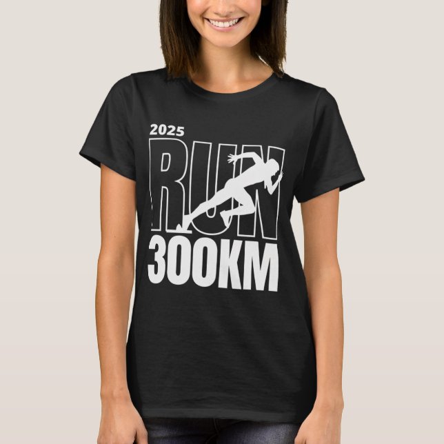 Camisetas Clásicas CORRE 300KM (Anverso)