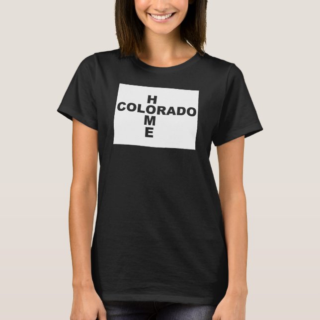 Camisetas Colorado Hogar Lejos Del Estado (Anverso)