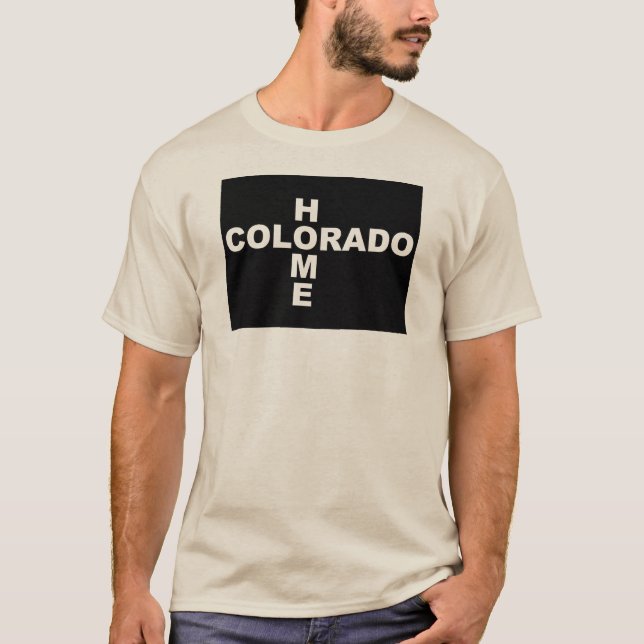 Camisetas Colorado Hogar Lejos Del Estado (Anverso)