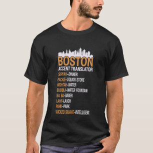Camisetas con acento de Boston Traductor de acento