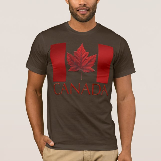 Camisetas con bandera de Canadá obsequios a Camise (Anverso)