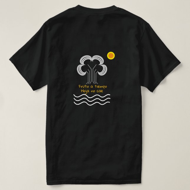 Camisetas con diseño inspirado en el Salmos 1 (Reverso del diseño)
