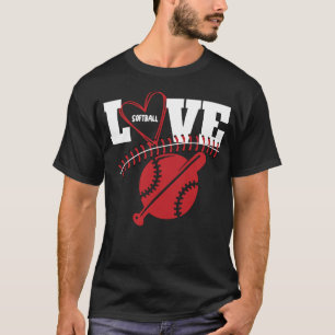 Camisetas con gráficos de sóftbol para adolescente