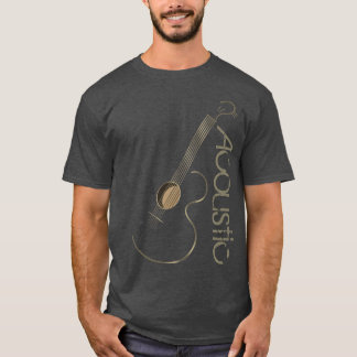 Camisetas Con Logotipo De Guitarra Acústica