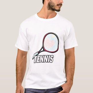 Camisetas con raqueta de tenis de diseño