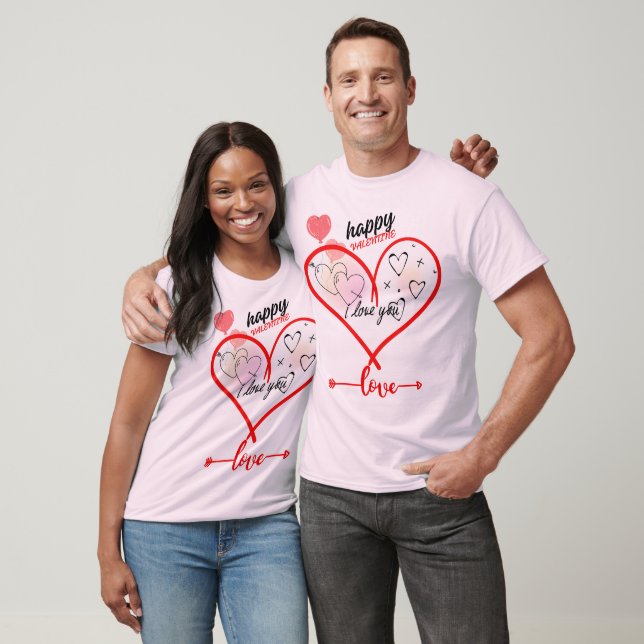 Camisetas Conjuntas para Parejas Matching Love Cou (Unisexo)