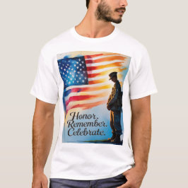 Camisetas conmemorativas de hombres que evocan el 