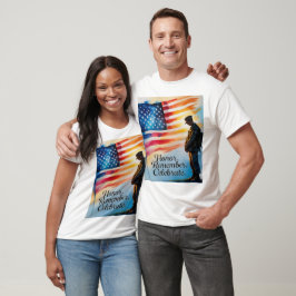Camisetas conmemorativas de hombres que evocan el