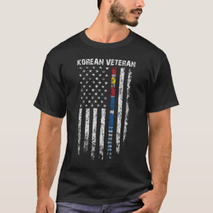 Camisetas coreanos de veteranos de guerra con cami