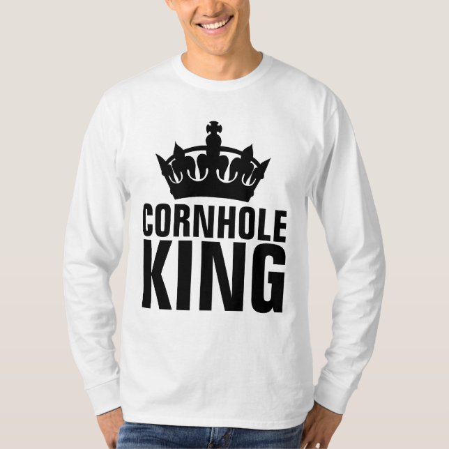Camisetas CORNHOLE KING (Anverso)