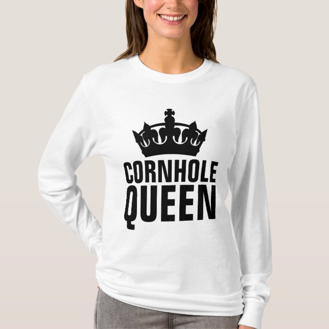 Camisetas CORNHOLE QUEEN (Anverso)