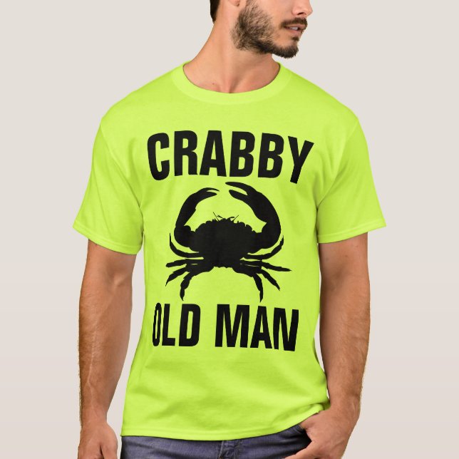Camisetas "CRABBY" de cumpleaños por encima de la  (Anverso)