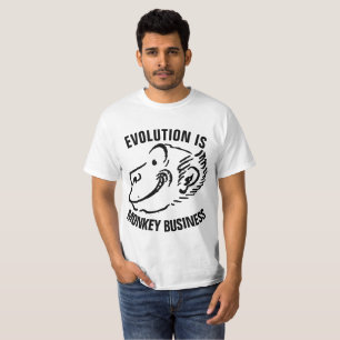 Camisetas cristianas anti-EVOLUCIÓN, NEGOCIO MONKE