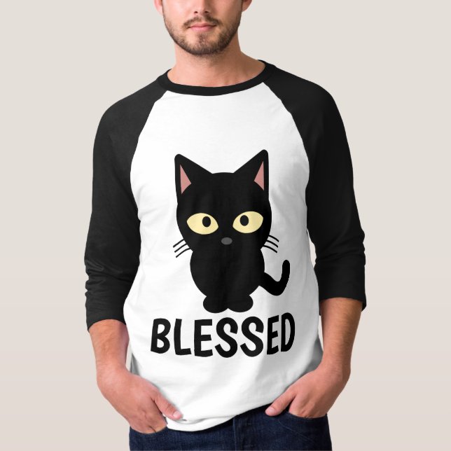 Camisetas cristianas CAT Lover, BENDICADAS (Anverso)