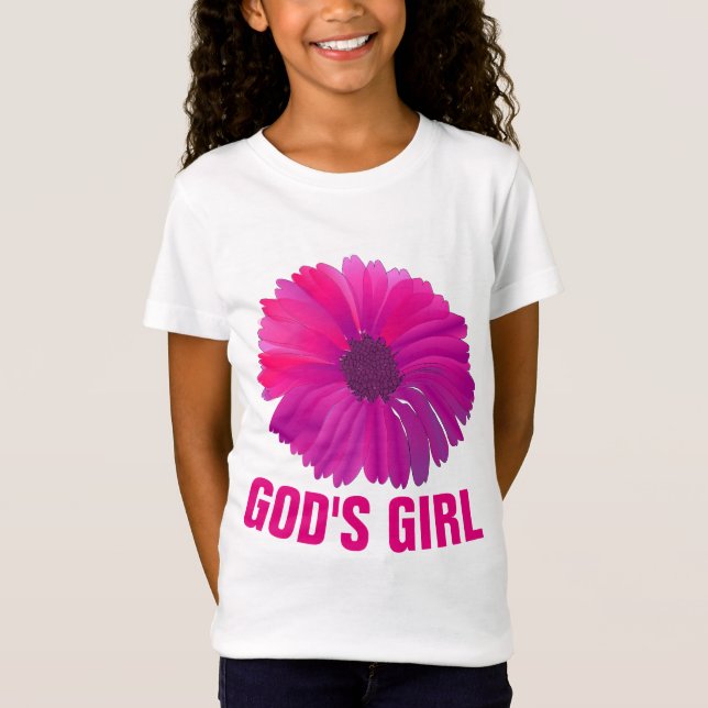 Camisetas Cristianas CHICAS De DIOS (Anverso)