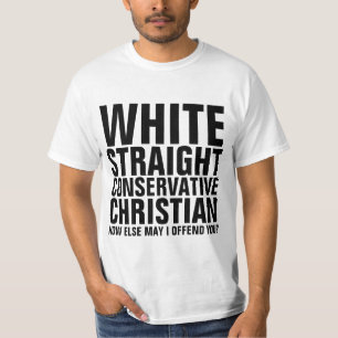 Camisetas CRISTIANAS CONSERVADORAS Y BLANCAS
