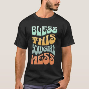 Camisetas cristianas divertidas retro, BENDICE A E