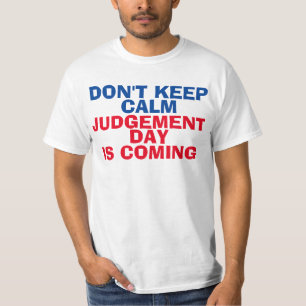 Camisetas cristianas, el Día del Juicio se acerca