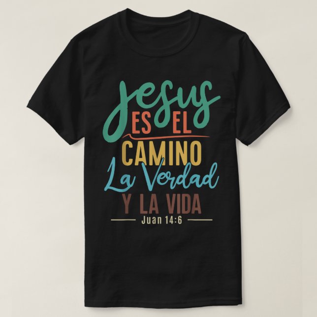 Camisetas Cristianas en espanol Con Frases Biblia (Diseño del anverso)