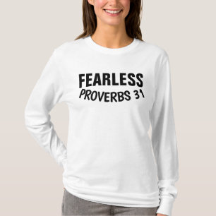 camisetas cristianas intrépidas para mujeres de pr