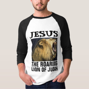 Camisetas cristianas, JESÚS, LEÓN ROARING DE JUDAH