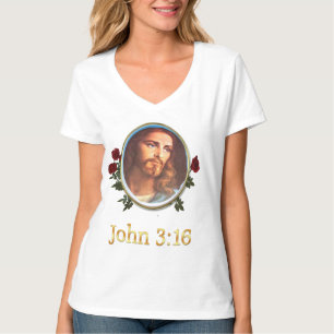 Camisetas cristianas John 3:16