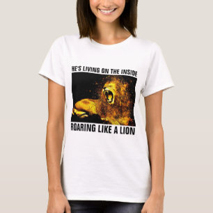 Camisetas CRISTIANAS, LEÓN DE JUDAH ROARING