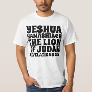 Camisetas CRISTIANAS, LEÓN YESHUA DE JUDAH
