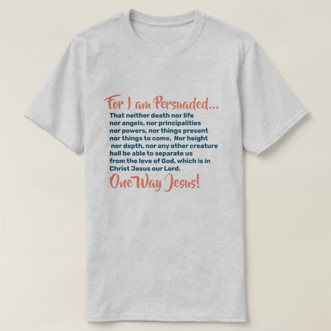 Camisetas Cristianas Nada Nos Puede Mantener Para  (Diseño del anverso)
