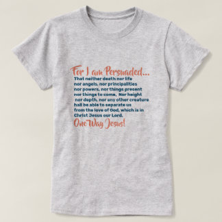 Camisetas Cristianas Nada Nos Puede Mantener Para