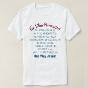 Camisetas cristianas Nada puede mantenernos fuera 