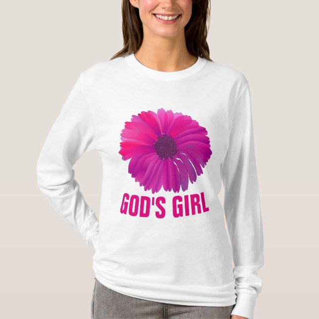 Camisetas Cristianas Para DIOS CHICAS (Anverso)