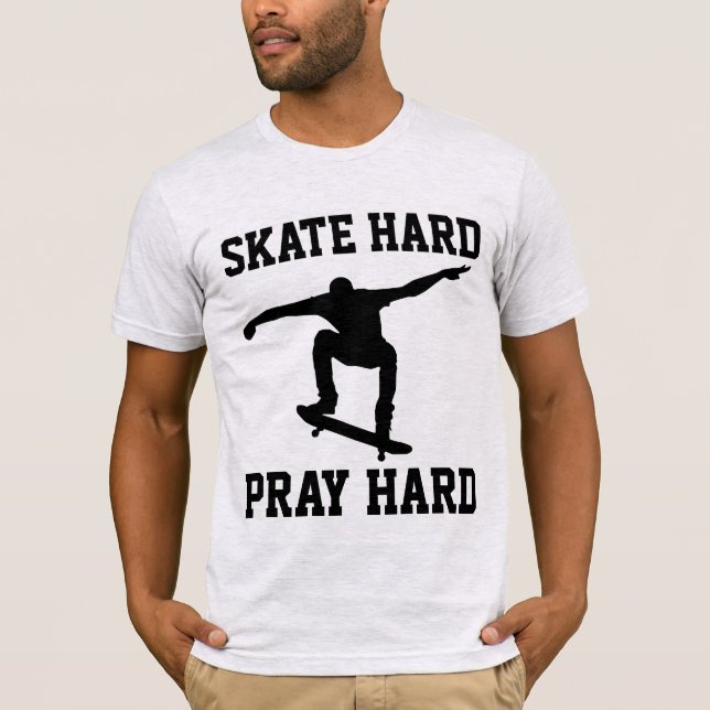 Camisetas cristianas para el SKATEBOARDING (Anverso)