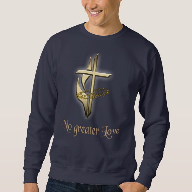 Camisetas cristianas para hombres cruzados (Anverso)