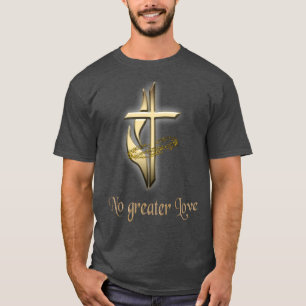 Camisetas cristianas para hombres cruzados