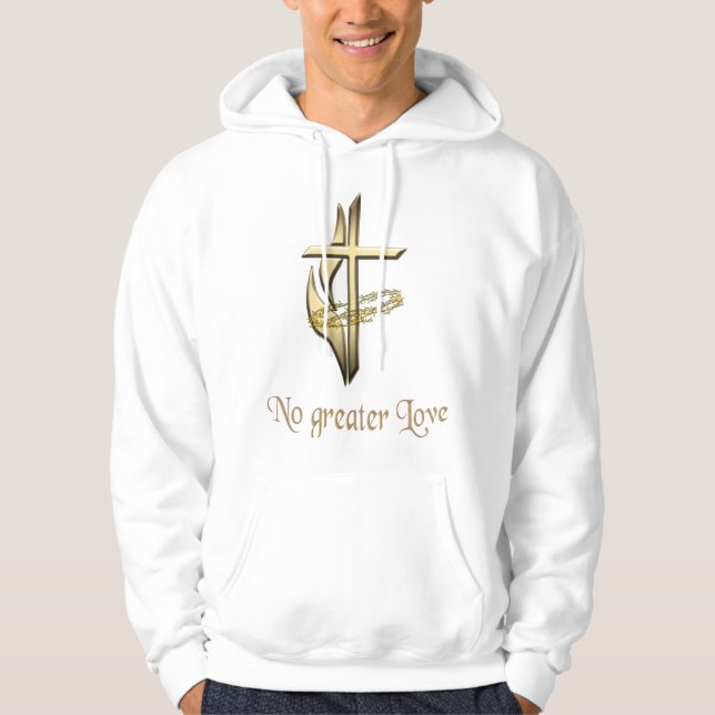 Camisetas cristianas para hombres cruzados (Anverso)