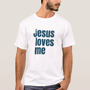 Camisetas cristianas que Jesús ama