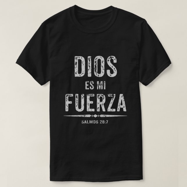 Camisetas cristianos españoles Camisas Cristianas  (Diseño del anverso)