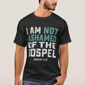 Camisetas cristianos No Me Avergonza El Evangelio