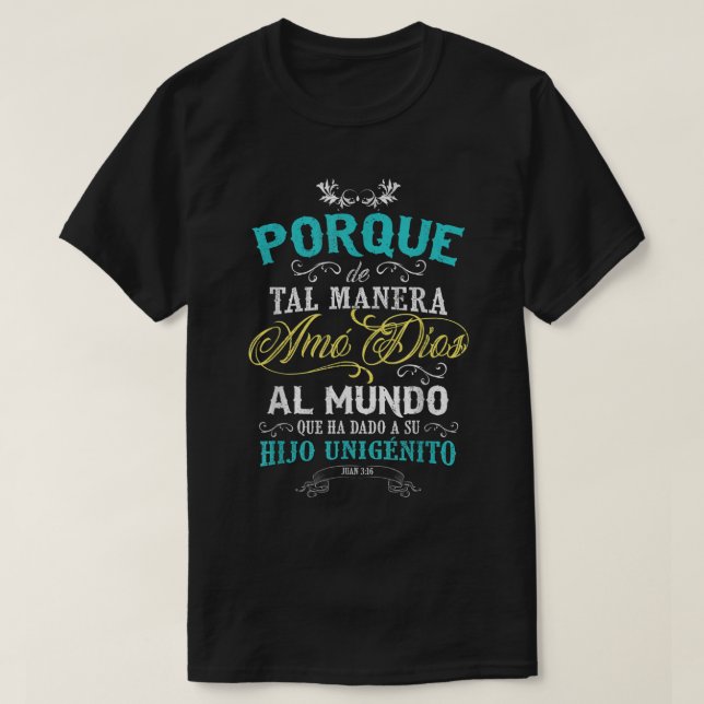 Camisetas cristianos sobre Jesús en Camisetas (Diseño del anverso)