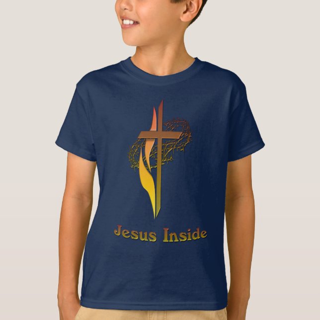 Camisetas cruzadas de Jesús (Anverso)