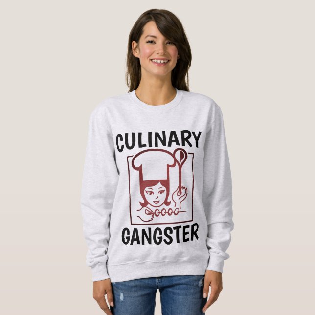 Camisetas CULINARY GANGSTER (COOK) ESPOSA (Anverso completo)